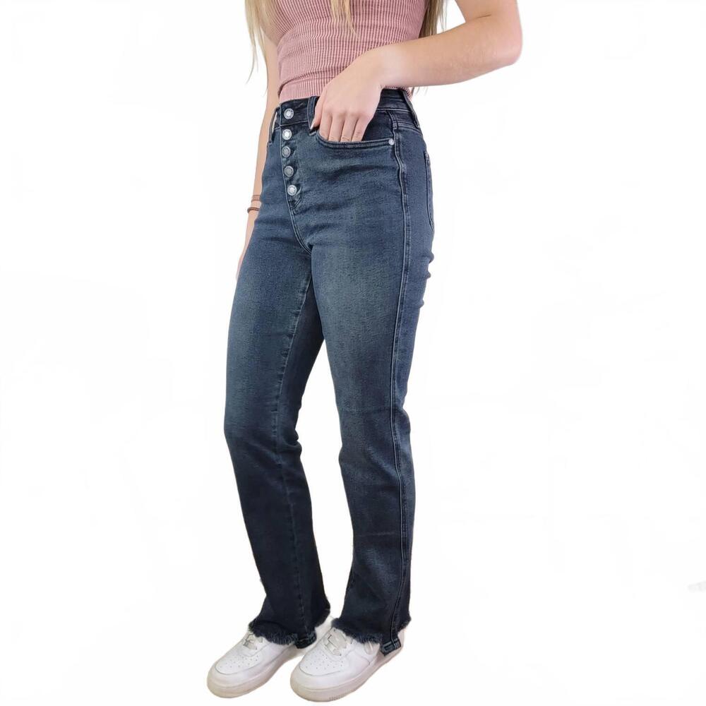 NEW JUDY BLUE piper straight jeans in dark wash